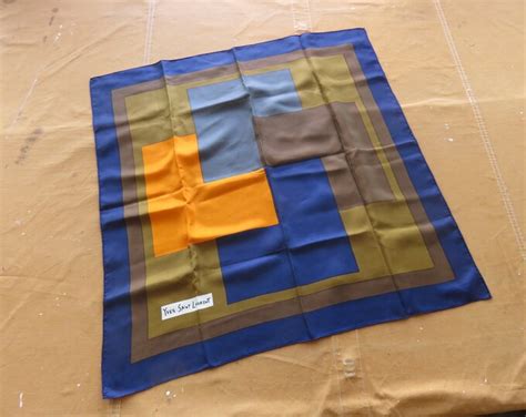 yves saint laurent silk scarves|ysl handkerchief.